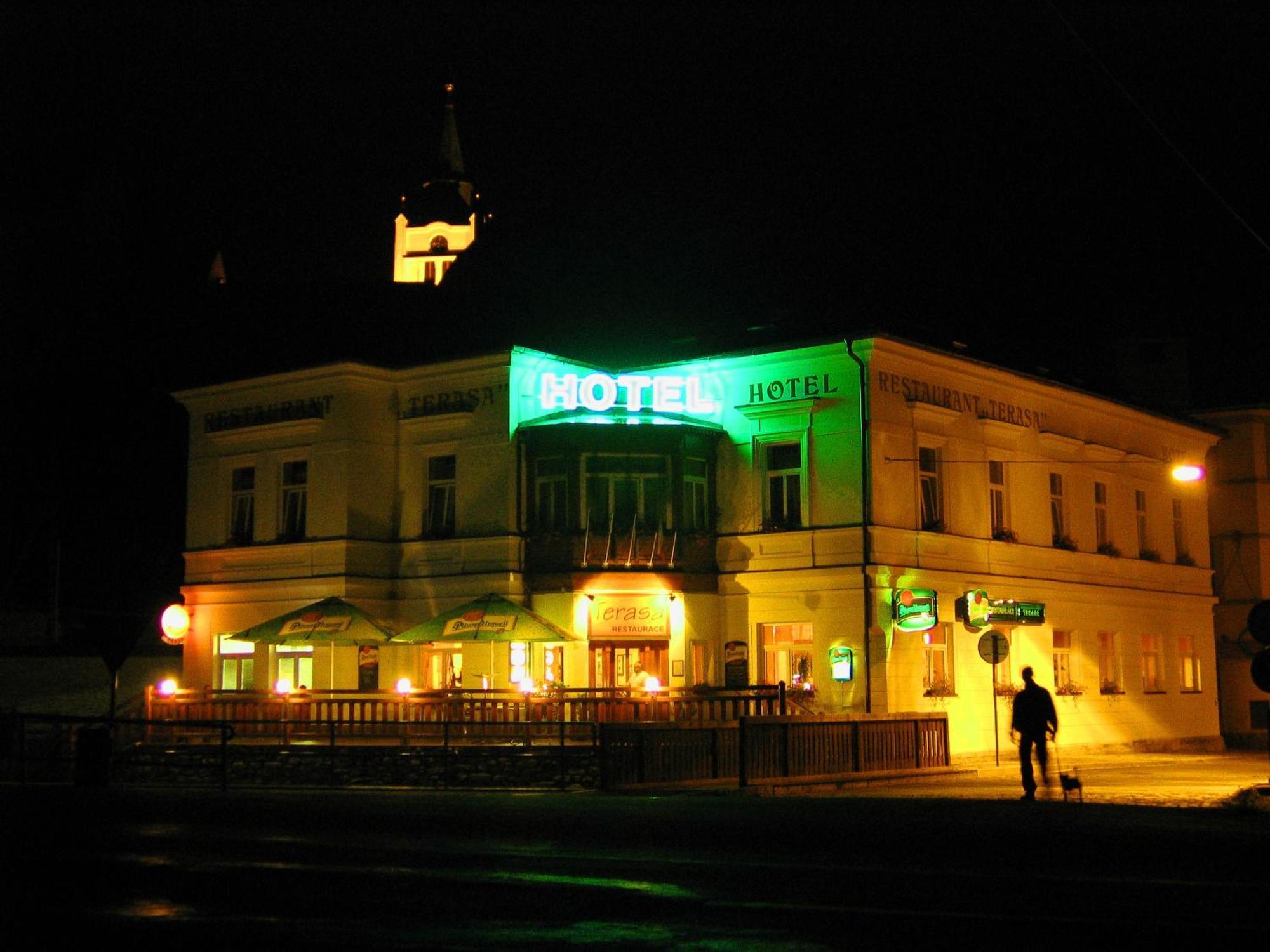 Hotel Terasa Vimperk Exteriör bild
